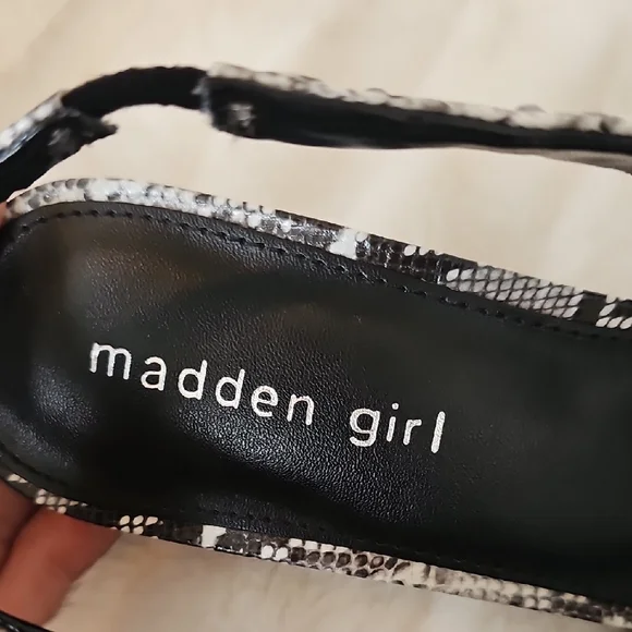 Madden Girl Black and Silver Embellished Heels - Picture 2 of 12